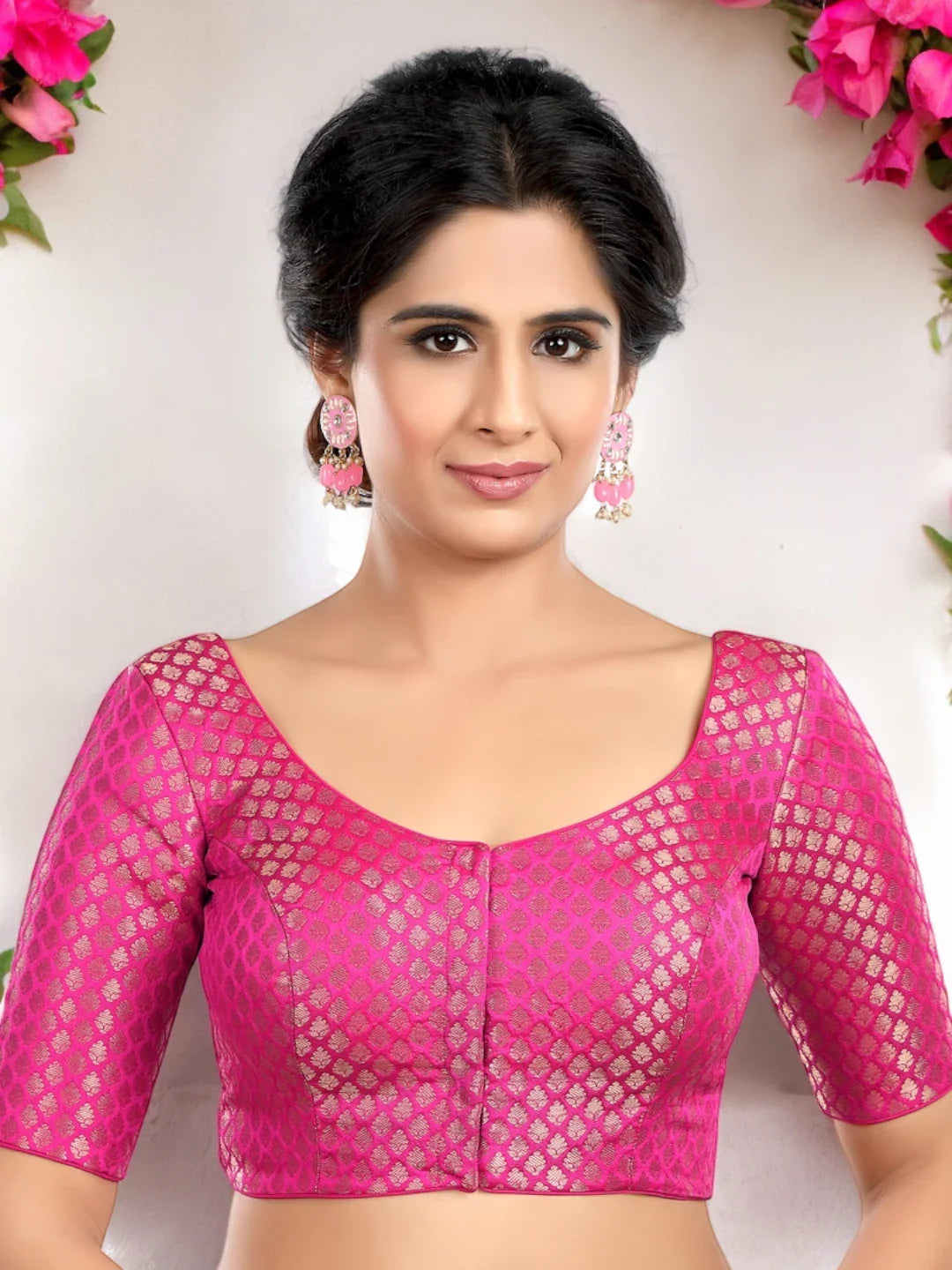 Rani Brocade Printed Blouse