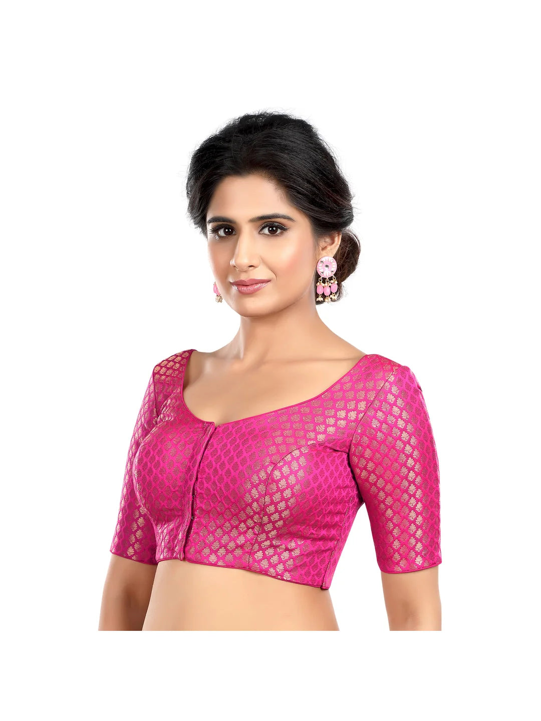 Rani Brocade Printed Blouse