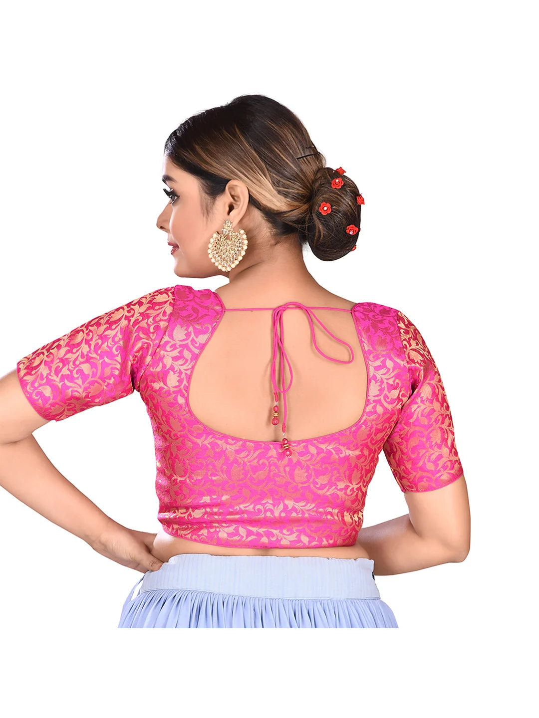 Rani Printed Brocade Blouse