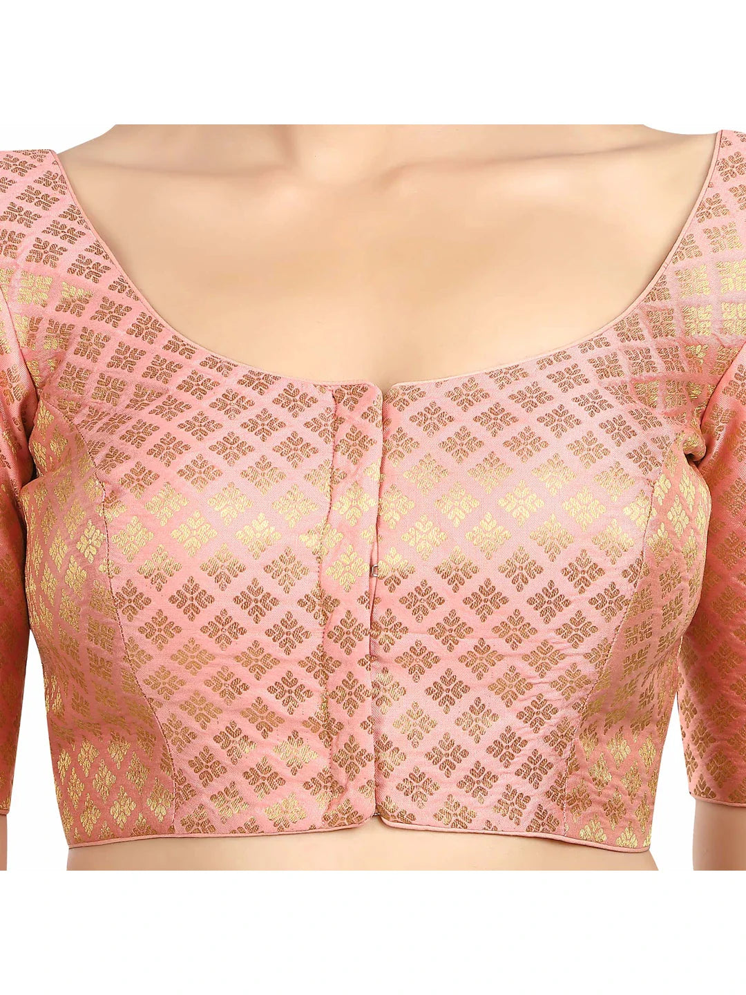 Peach Perfection Printed Blouse