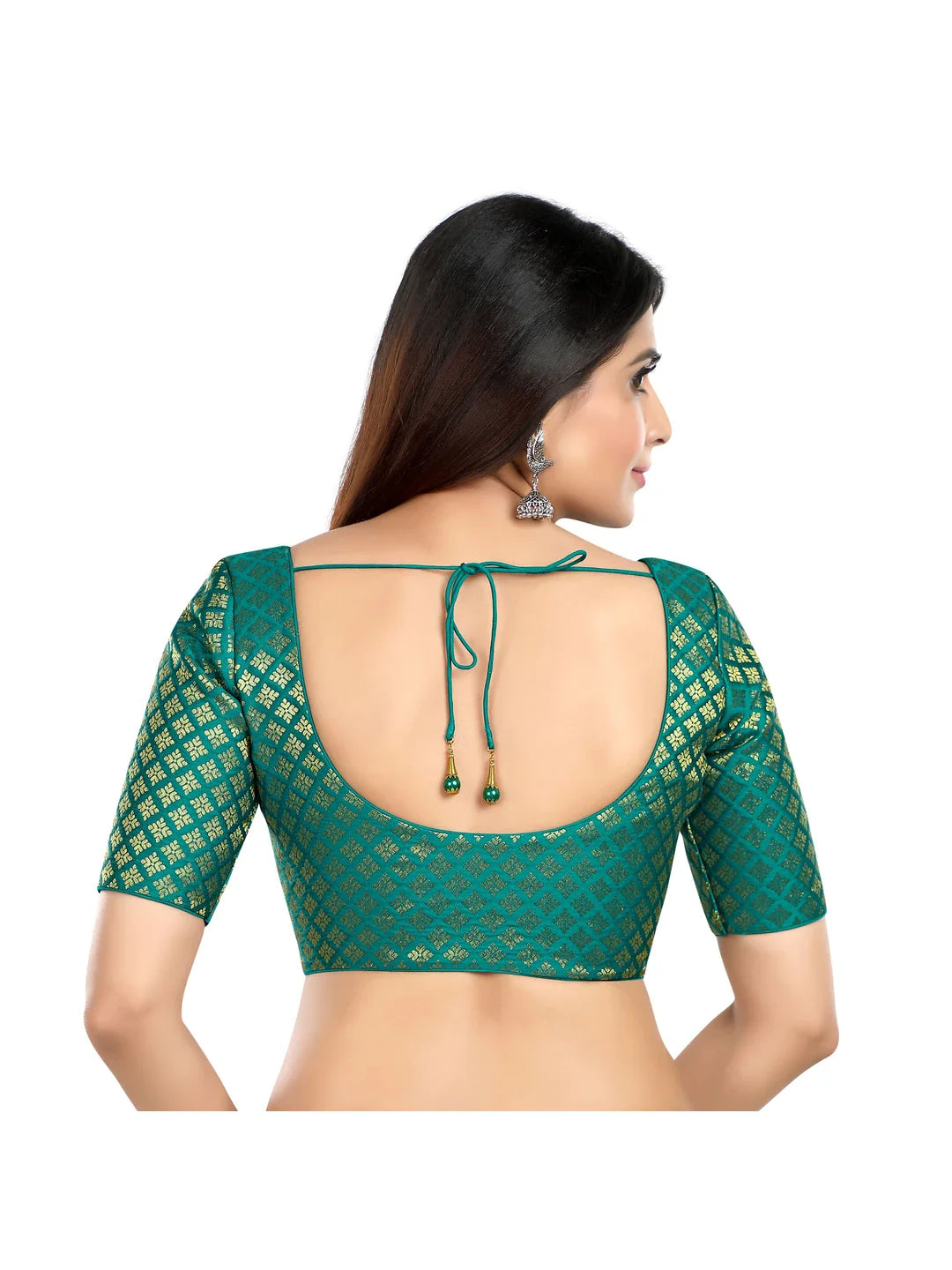 Rama Green Printed Blouse