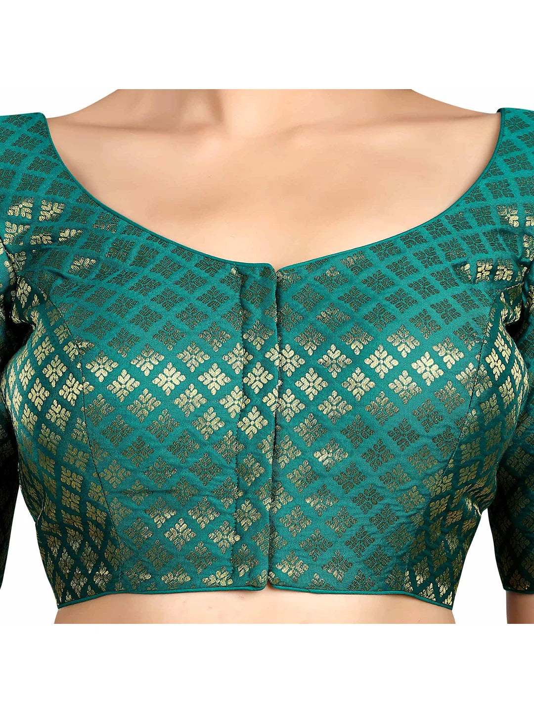 Rama Green Printed Blouse