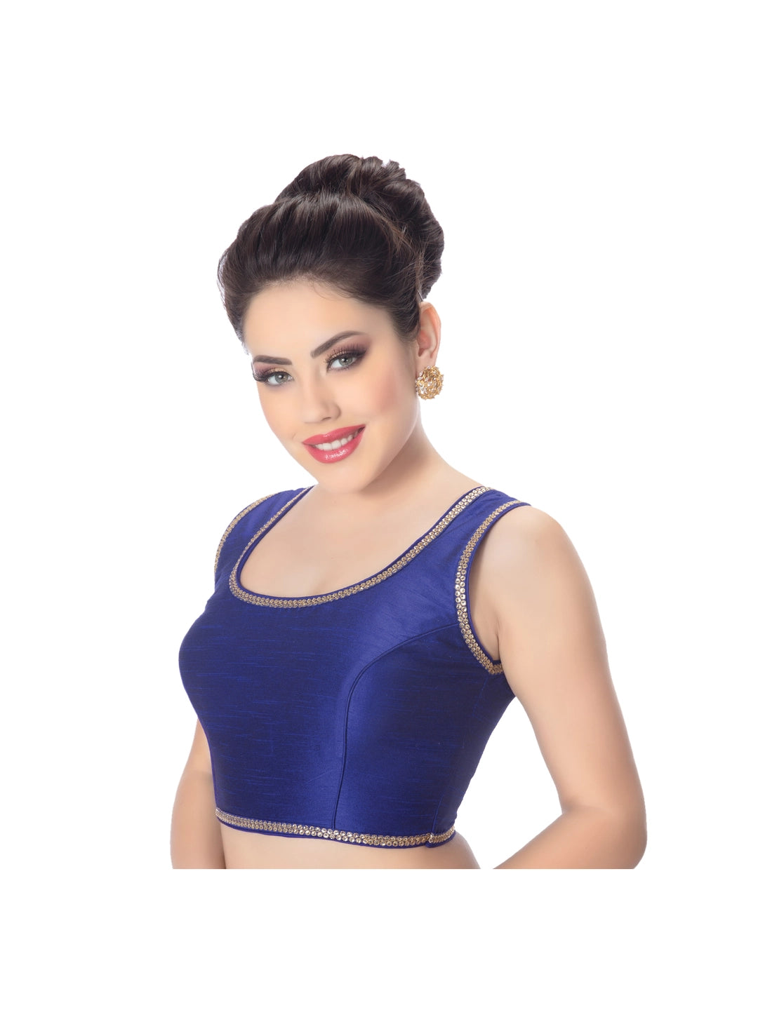 Royal Blue Silk Elegance