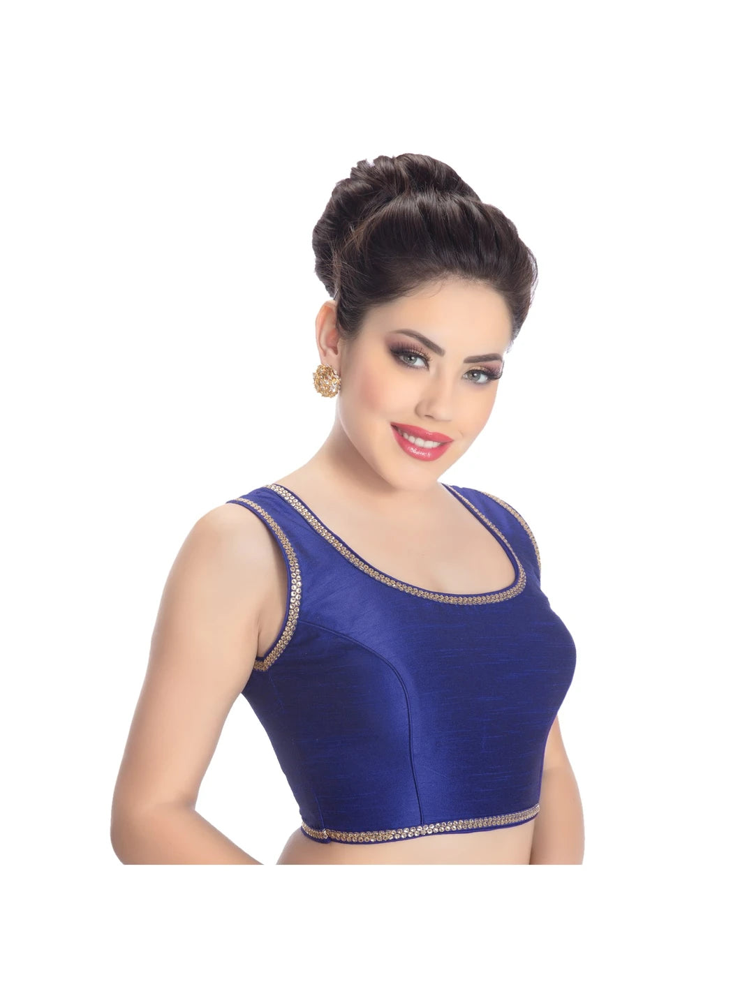 Royal Blue Silk Elegance