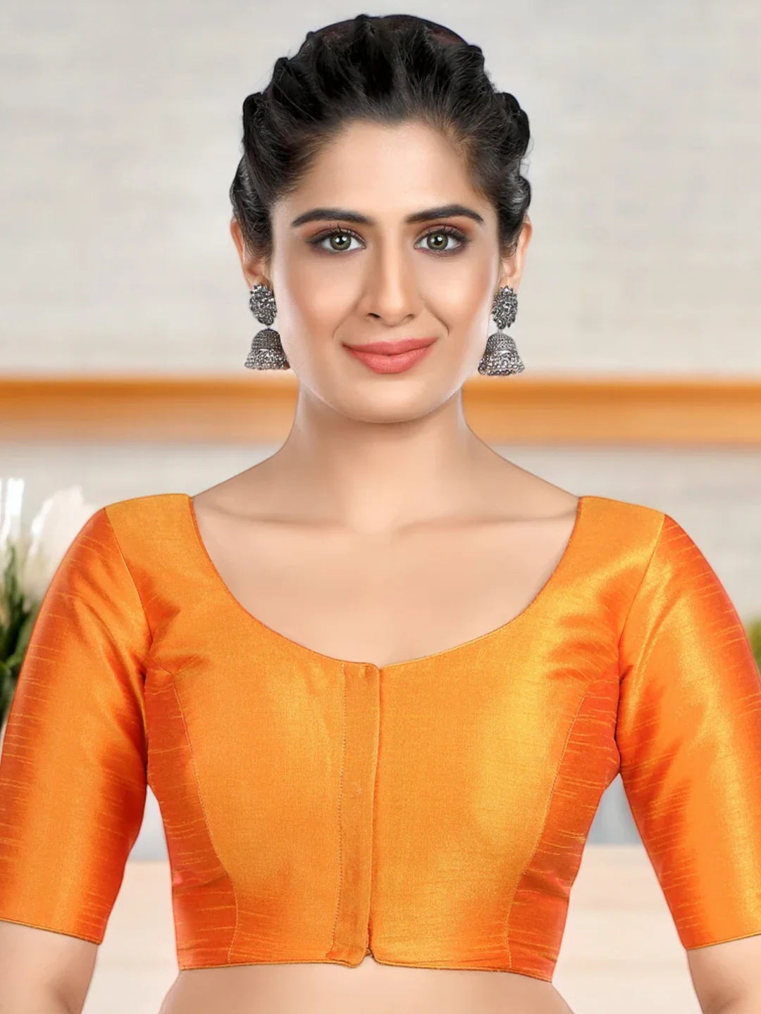 Mustard Yellow Kora Silk Blouse