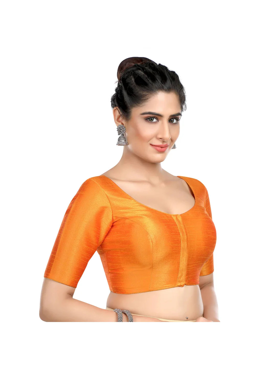 Mustard Yellow Kora Silk Blouse