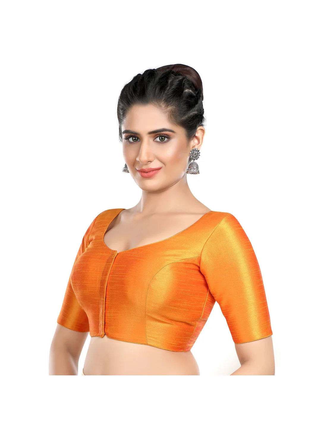 Mustard Yellow Kora Silk Blouse