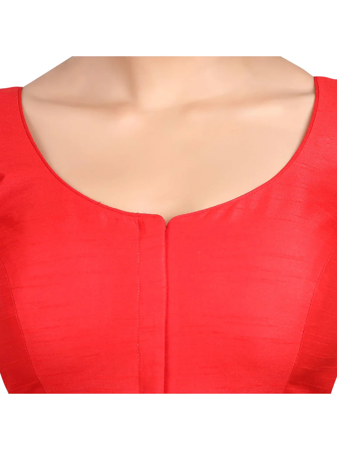 Red Kora Silk Blouse