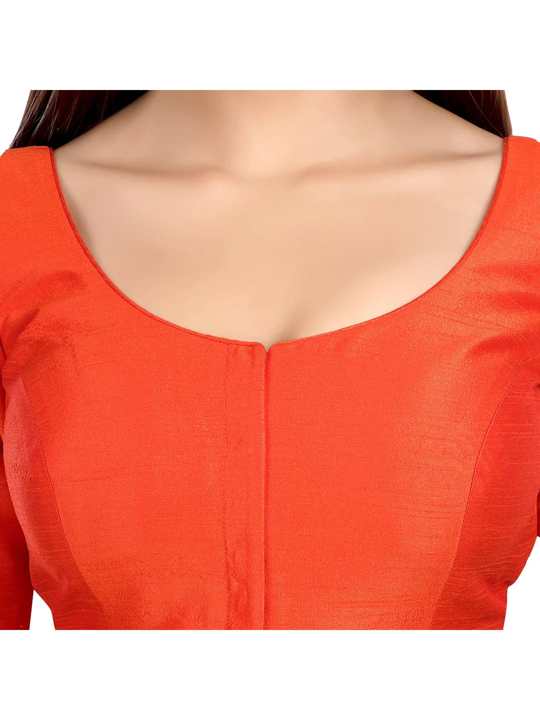 Rust Kora Silk Blouse
