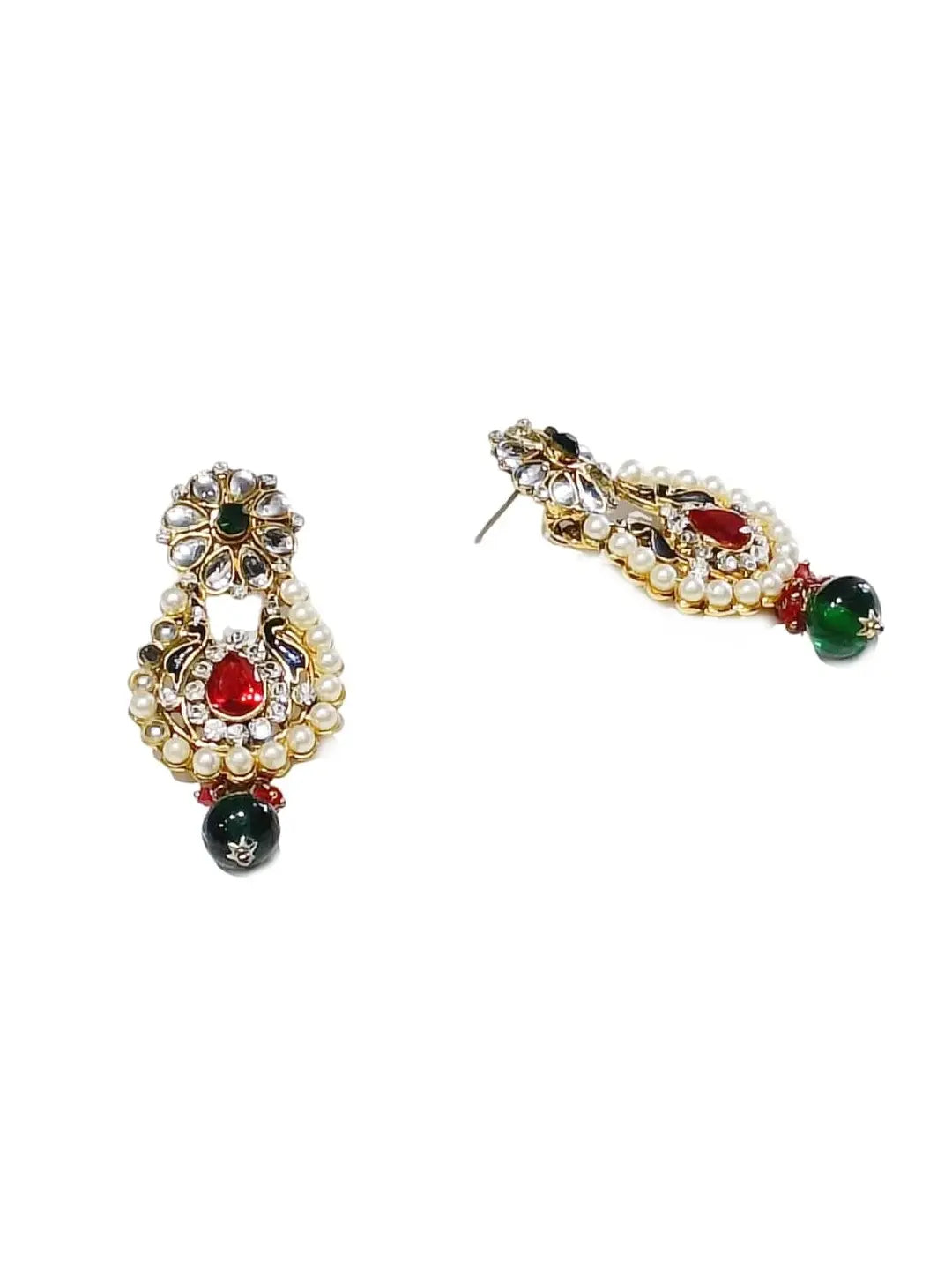 Red Green Jewellery Set