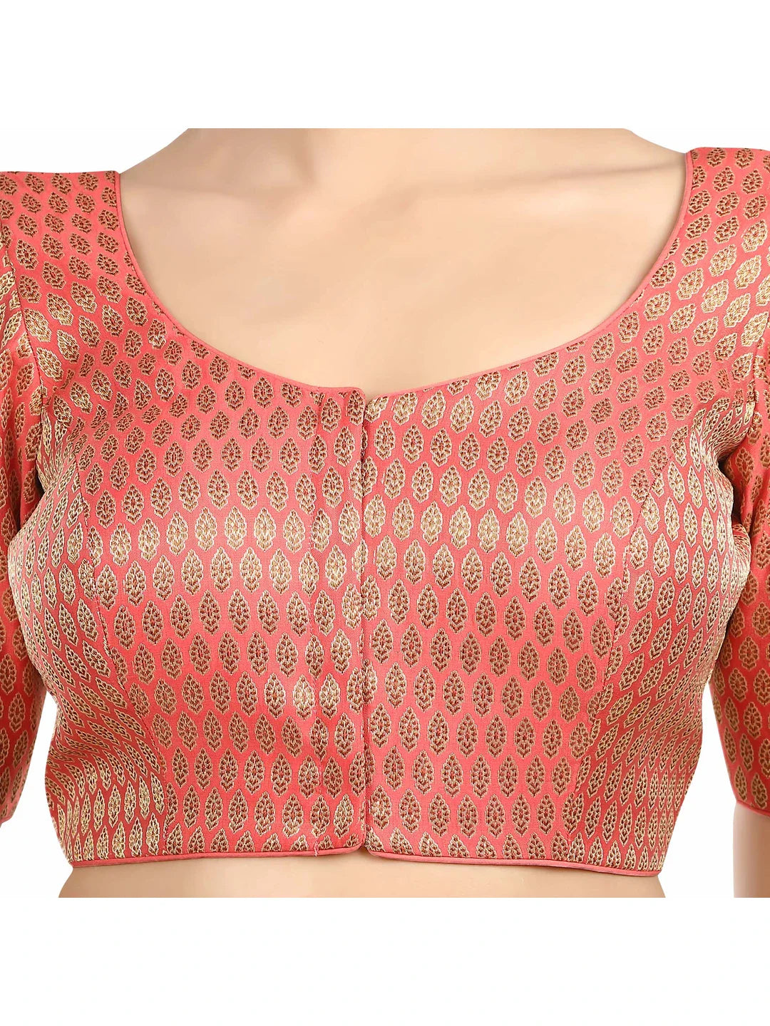 Brocade Pink Printed Blouse