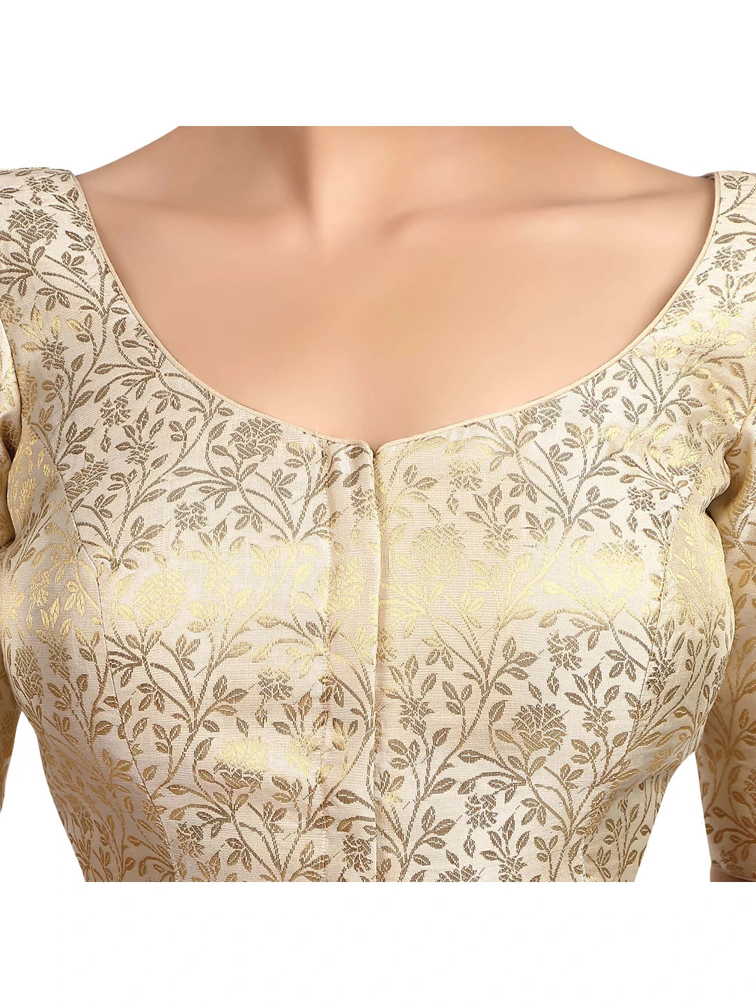 Cream Floral Print Blouse