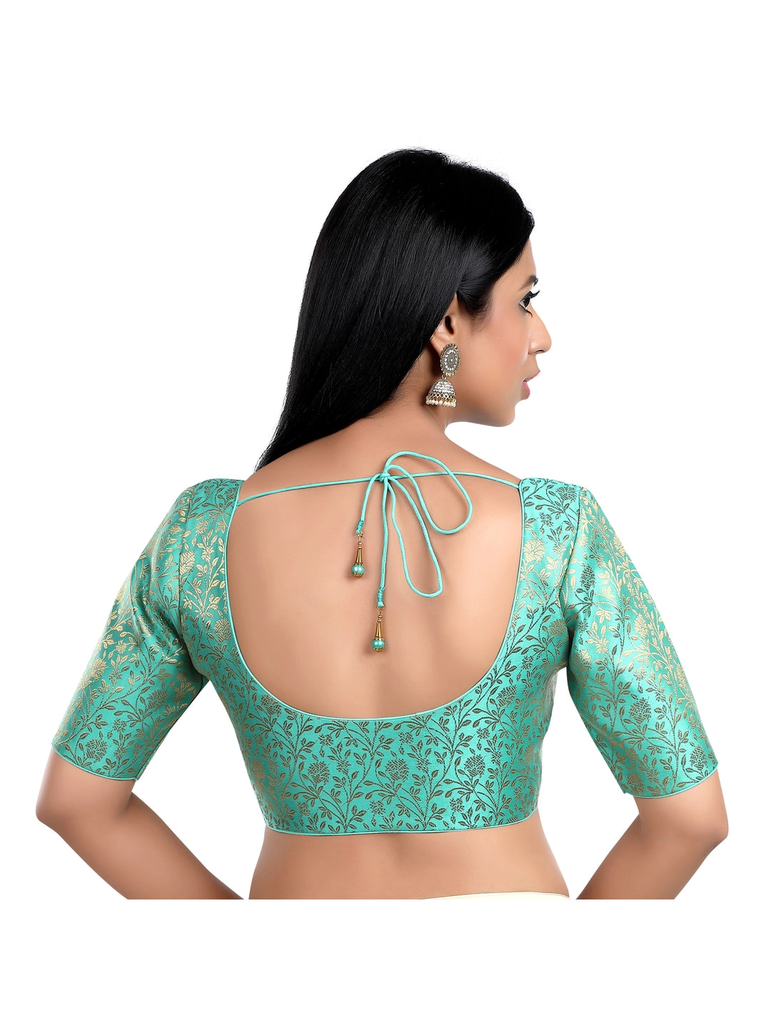 Pista Green Floral Print Blouse