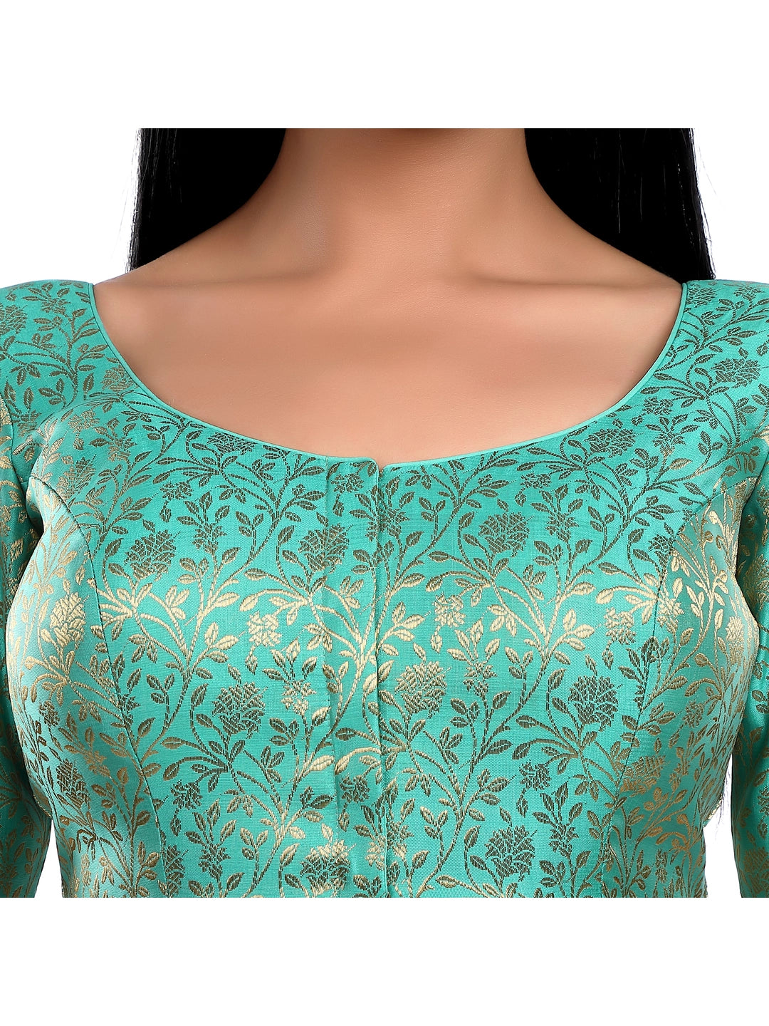 Pista Green Floral Print Blouse