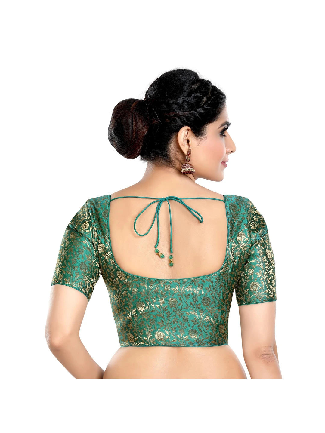 Rama Green Floral Print Blouse