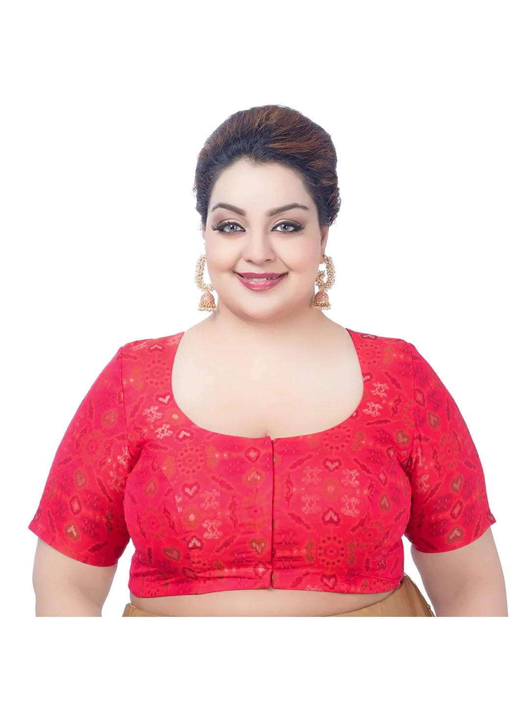 Red Georgette Printed Bliss