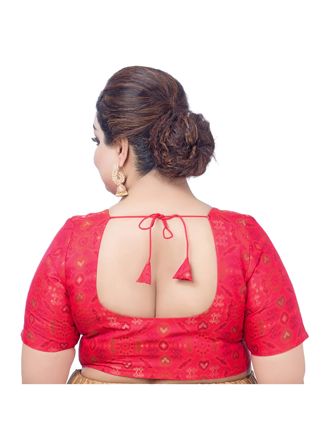 Red Georgette Printed Bliss