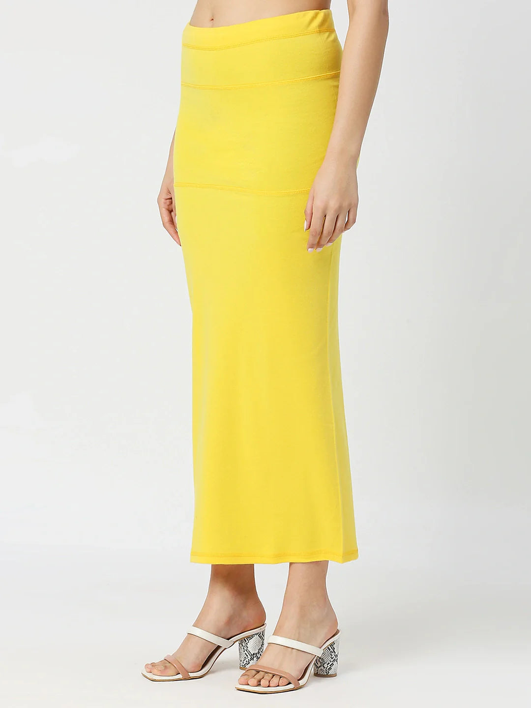 Cotton Lycra Yellow Shapewear