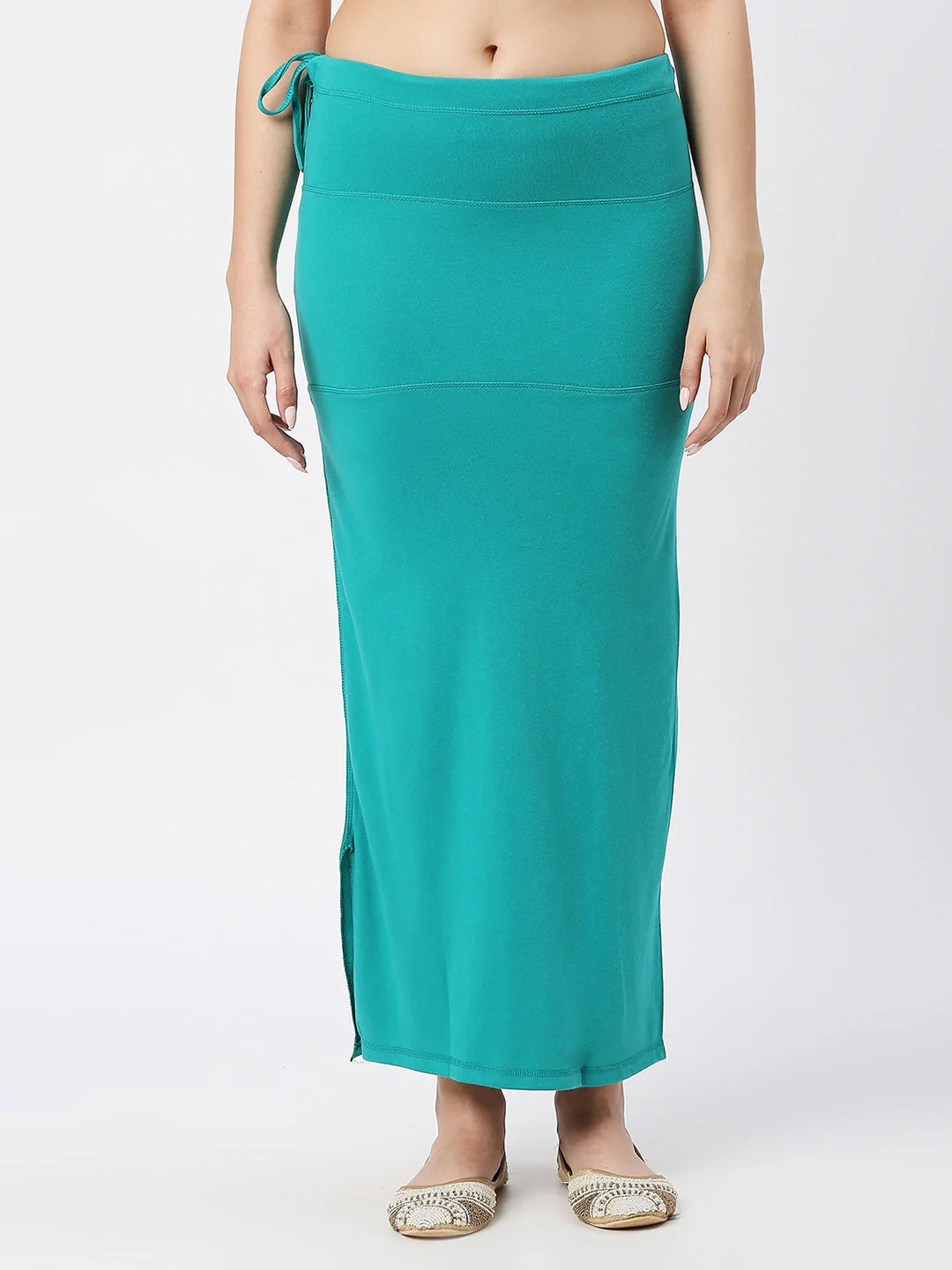 Cotton Lycra Teal Blue Shapewear