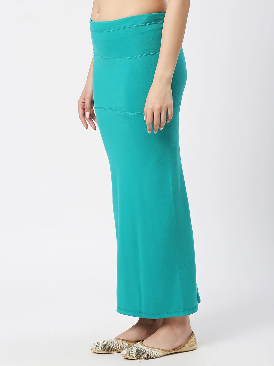 Cotton Lycra Teal Blue Shapewear