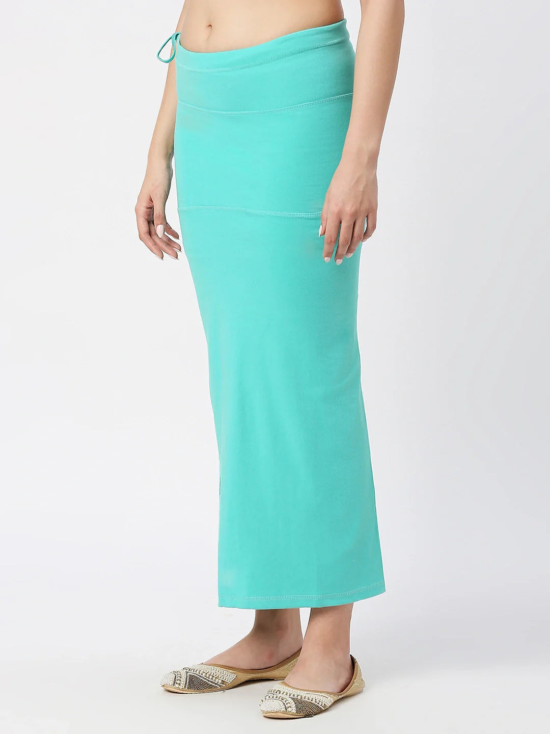 Cotton Lycra Aqua Green Shapewear