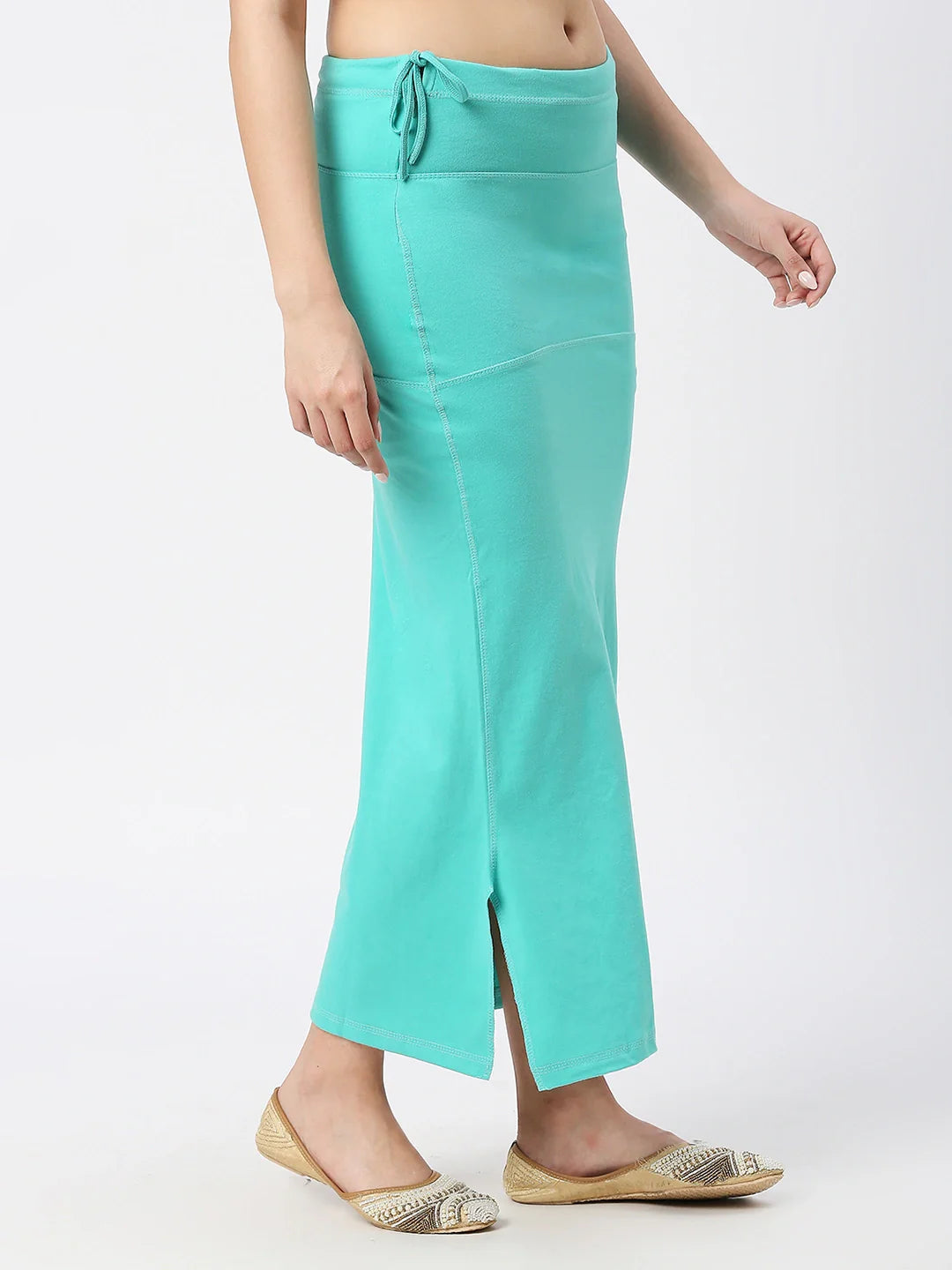 Cotton Lycra Aqua Green Shapewear