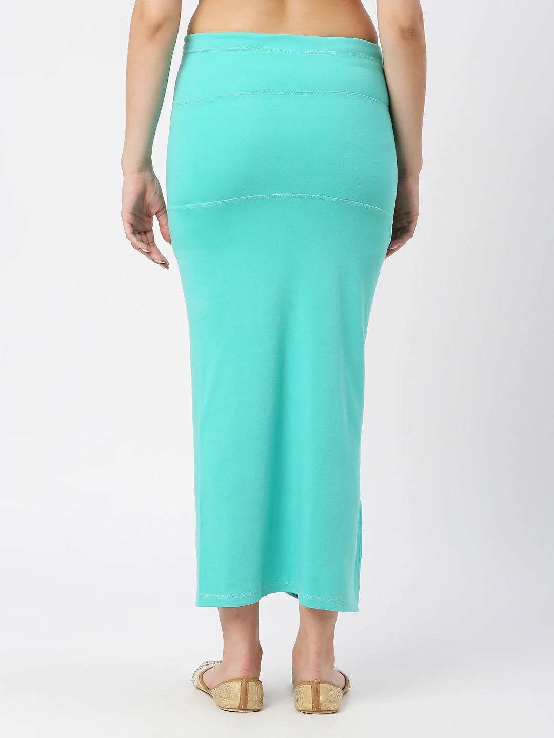 Cotton Lycra Aqua Green Shapewear