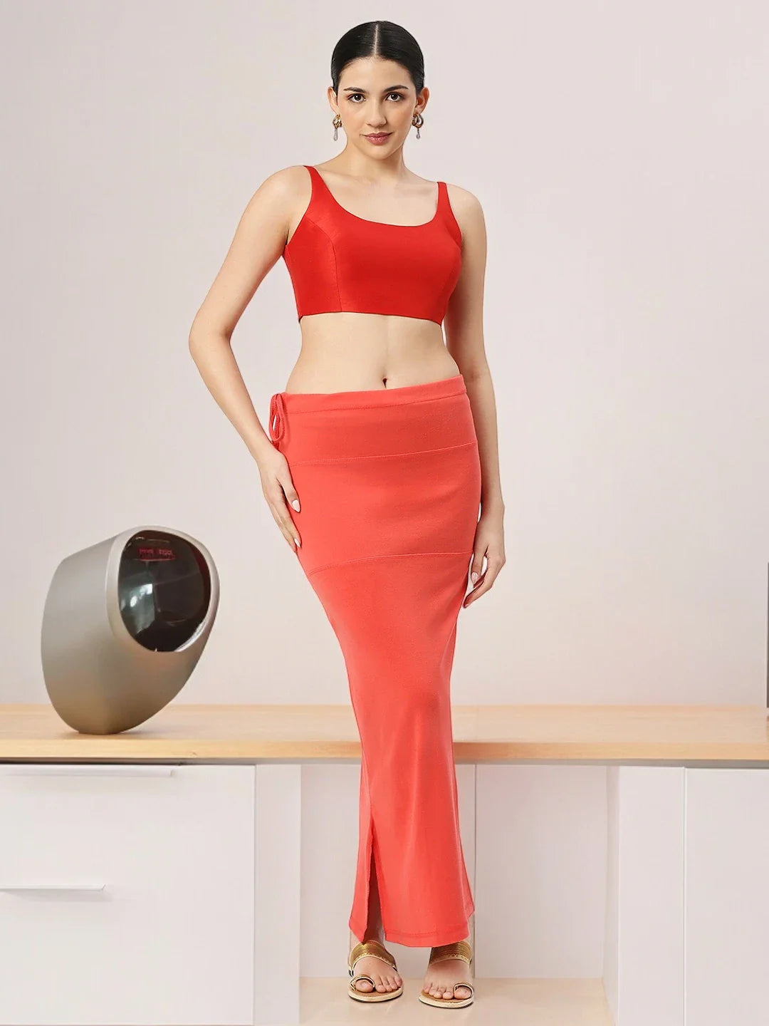 Cotton Lycra Coral Shapewear