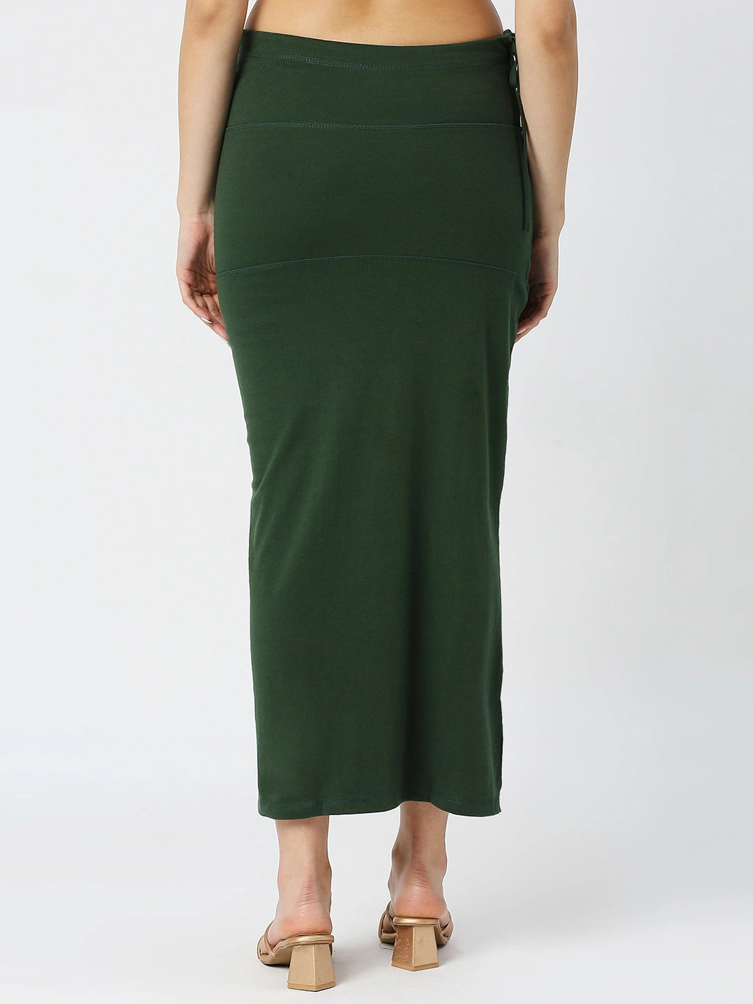 Cotton Lycra Forest Green Shapewear