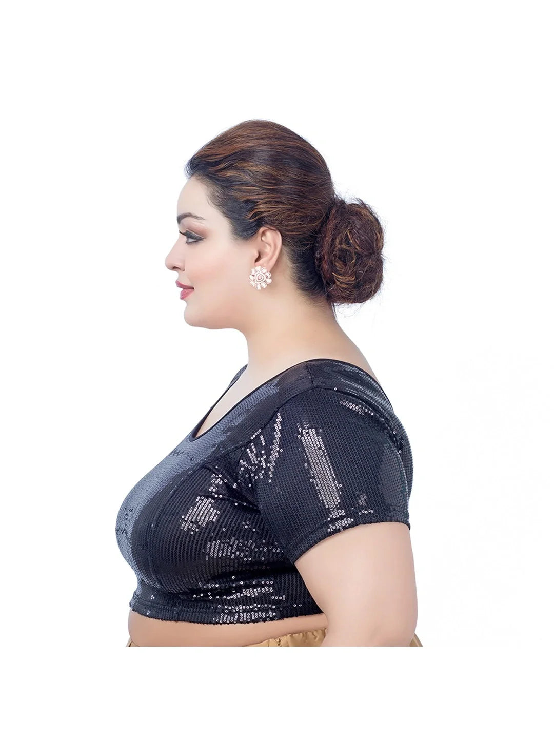 Midnight Sparkle Sequin Lycra