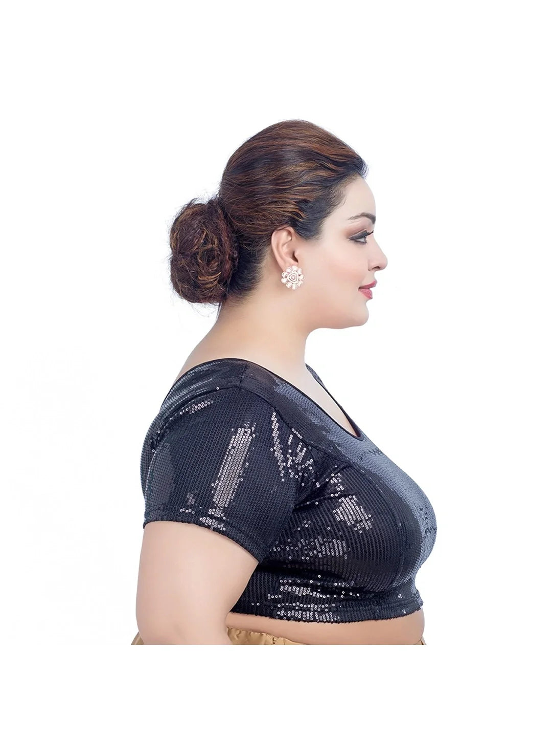 Midnight Sparkle Sequin Lycra