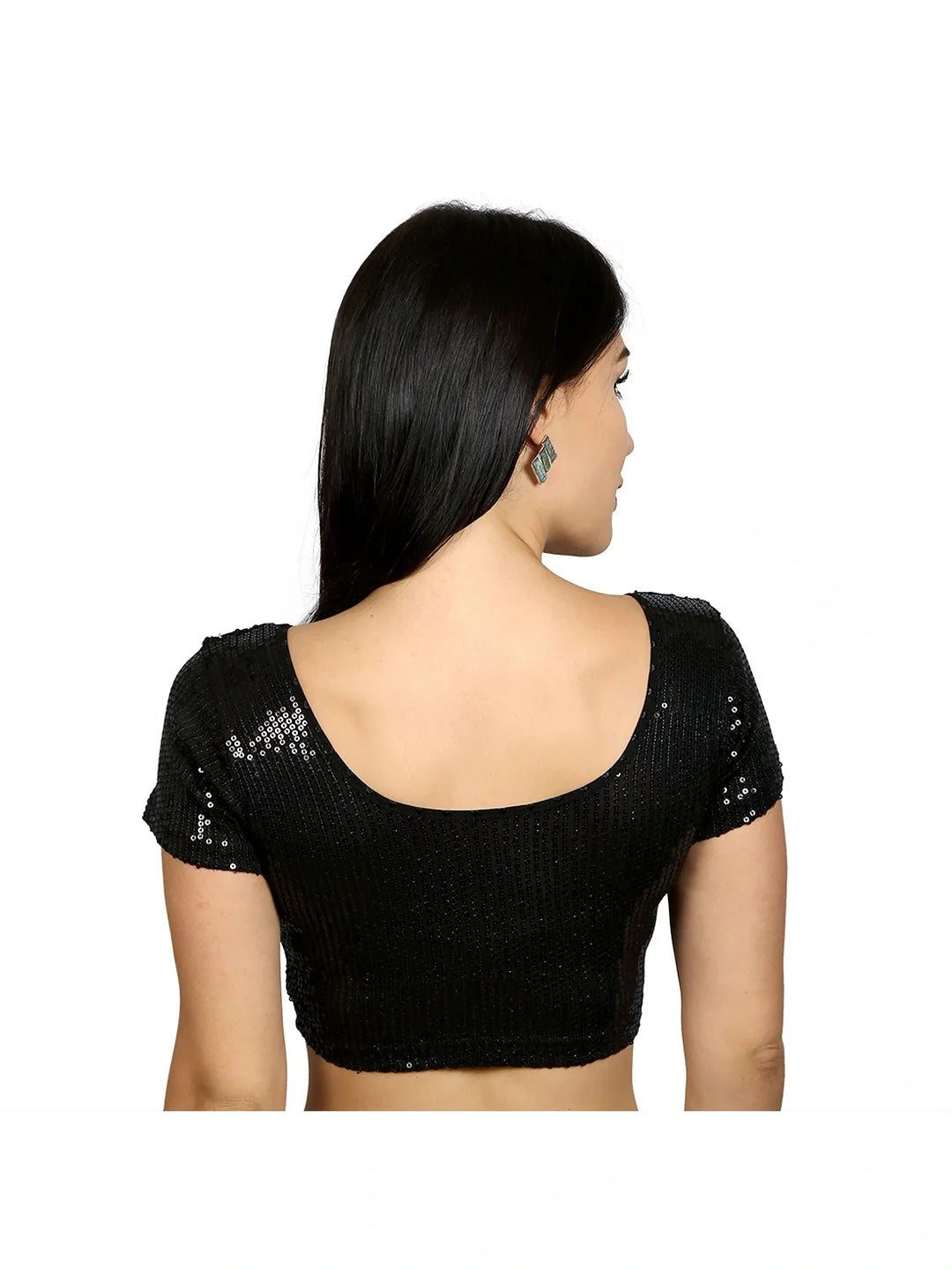 Black Sparkle Sequin Lycra