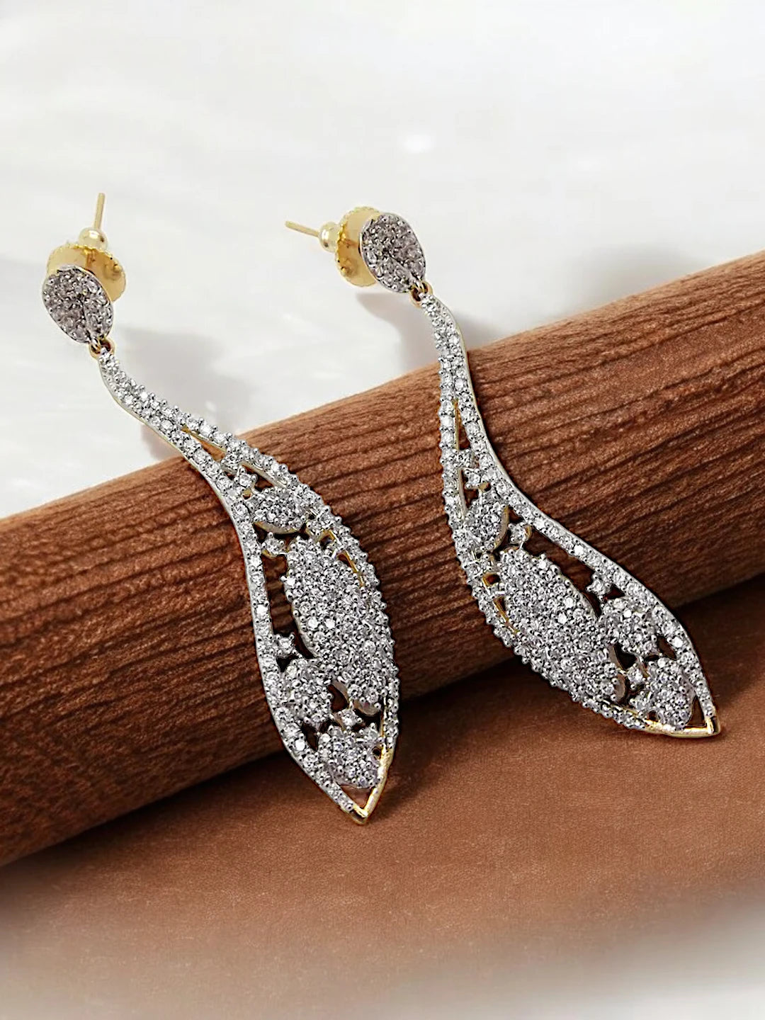 American Diamond Contemporary Earrings