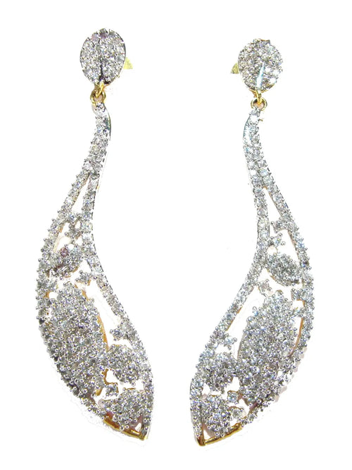 American Diamond Contemporary Earrings