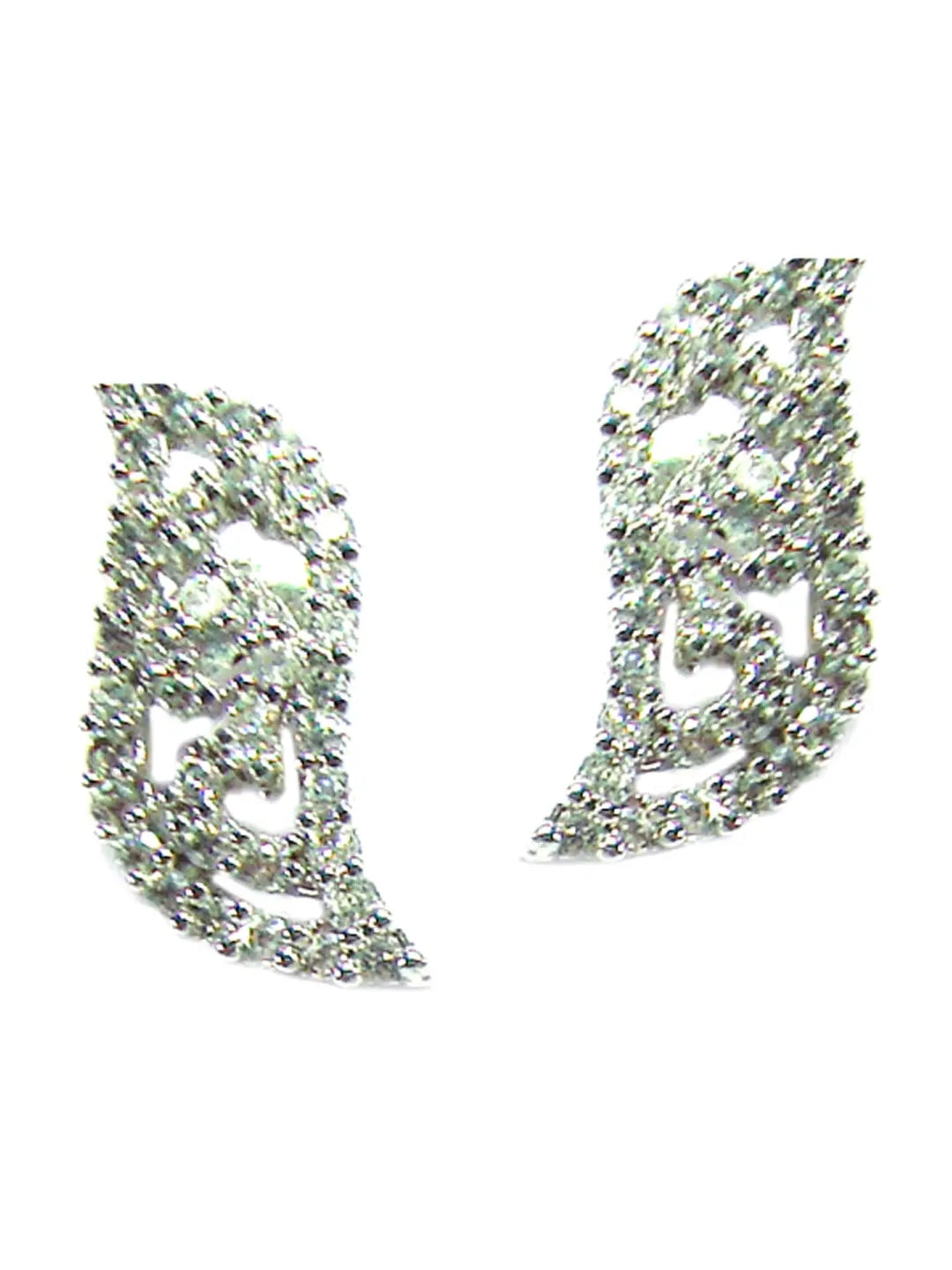 American Diamond Pendant With Earrings