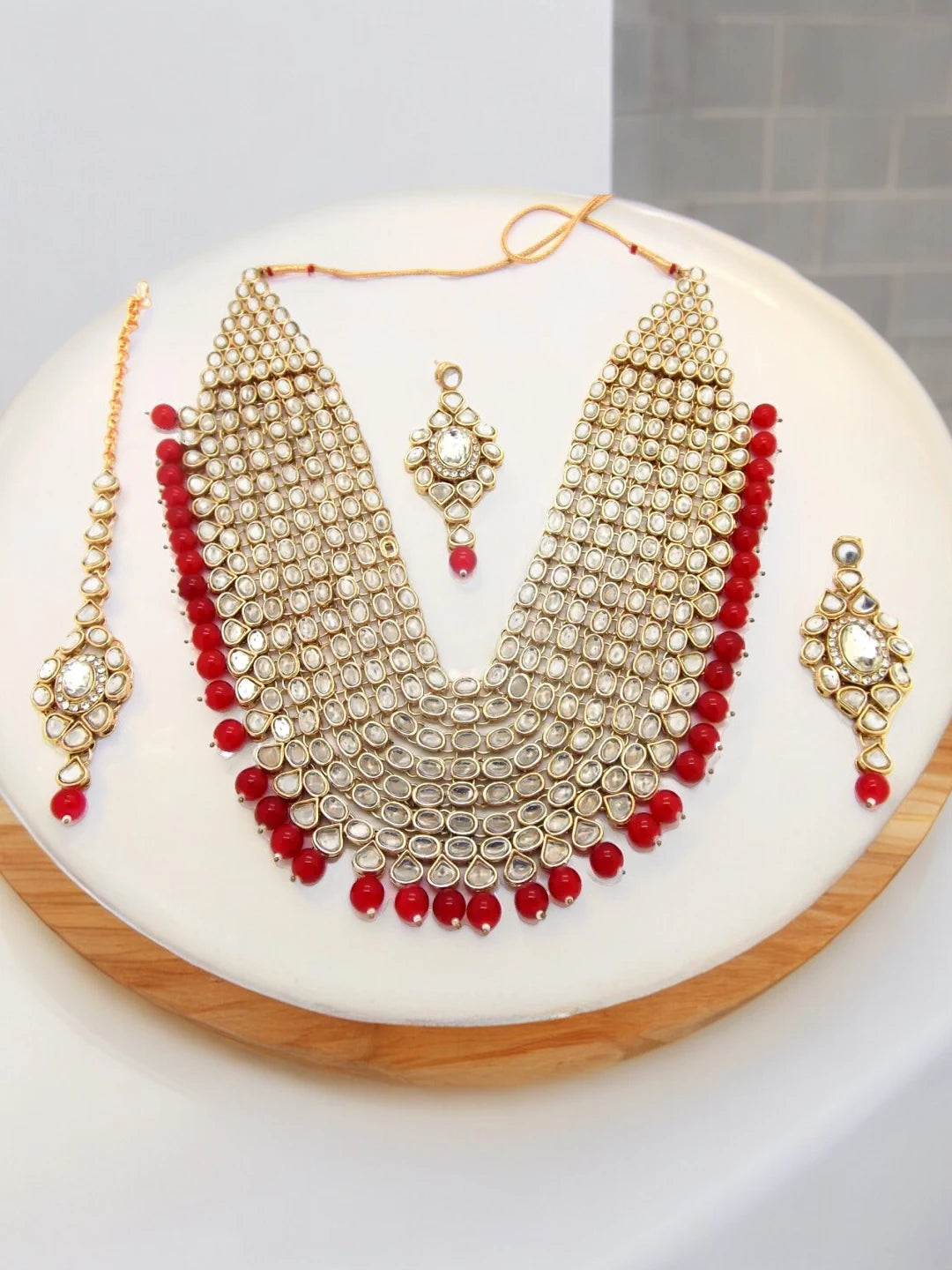 Kundan Statement Necklace Set