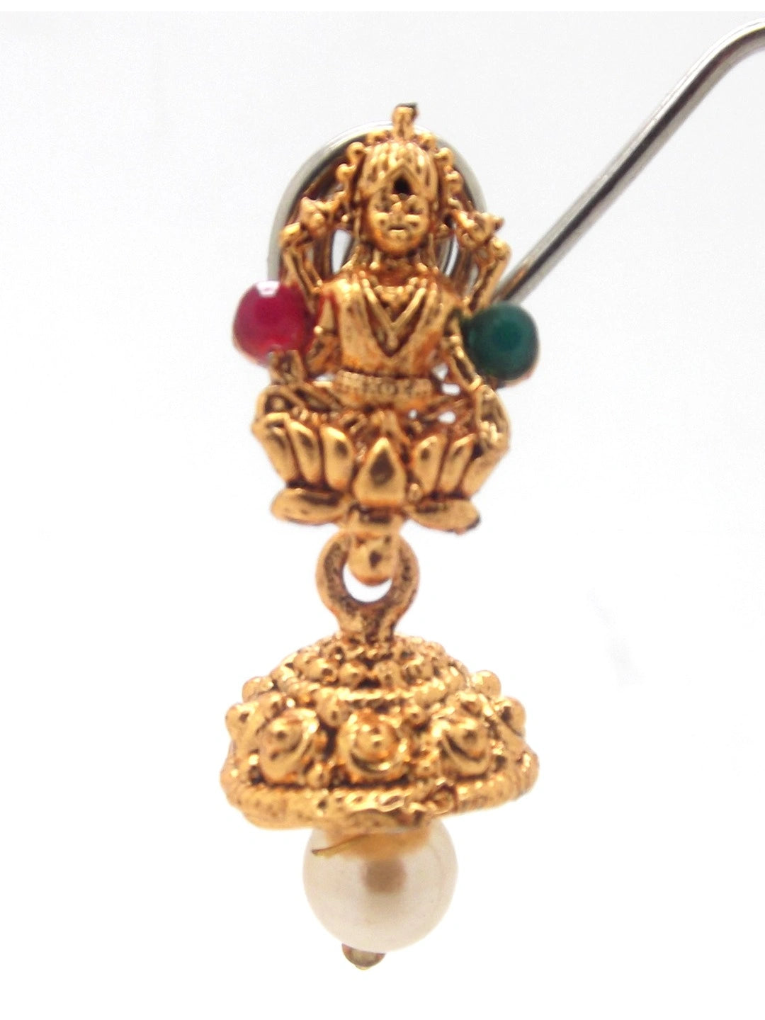 Gold Plated Temple Jewellery Set