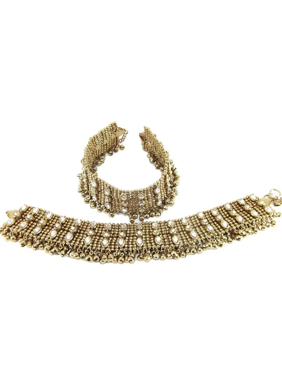 Kundan Ghungroo Anklet