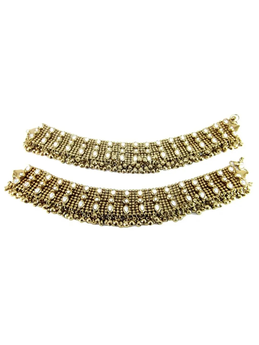 Kundan Ghungroo Anklet