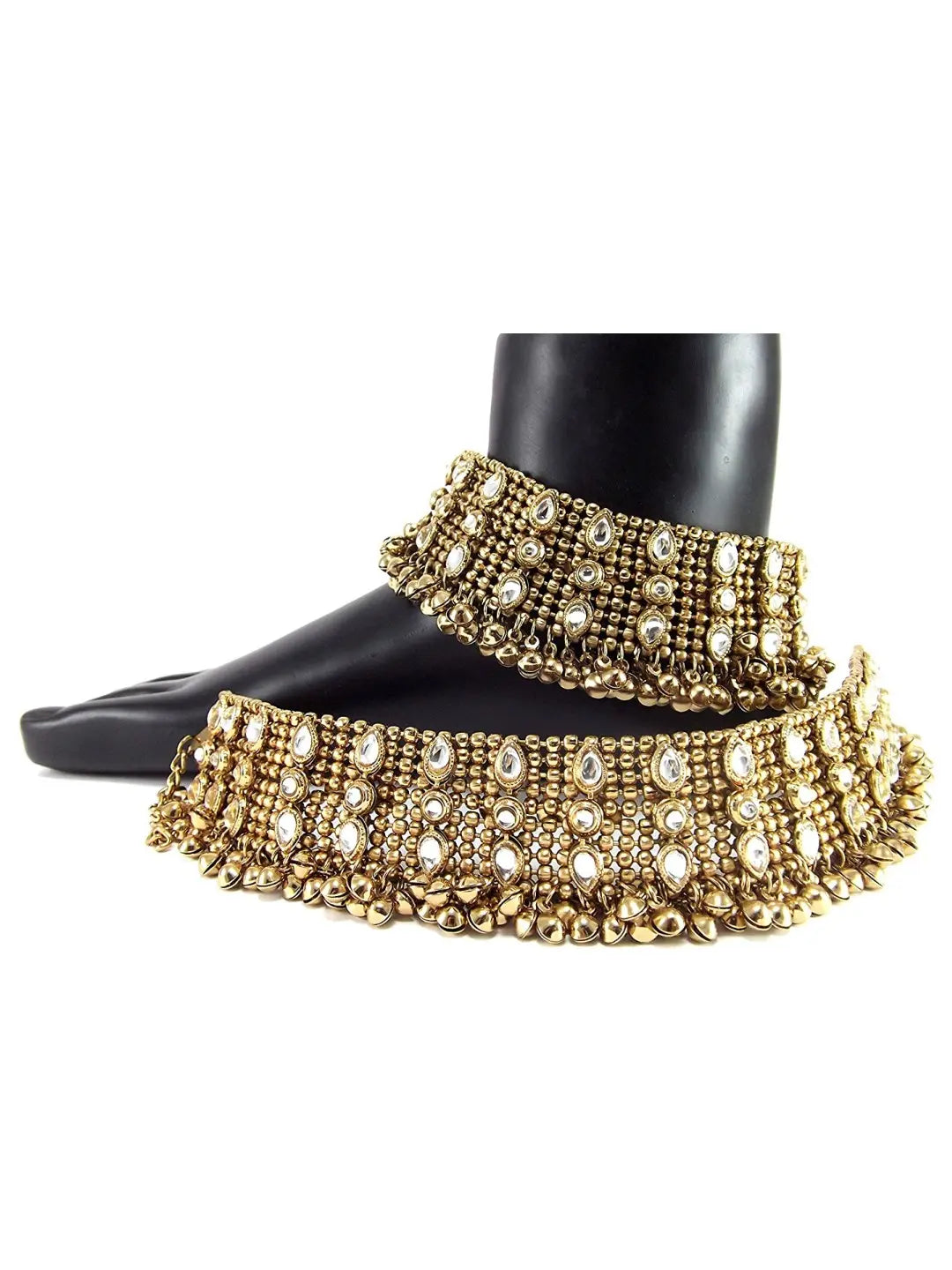 Kundan Ghungroo Anklet