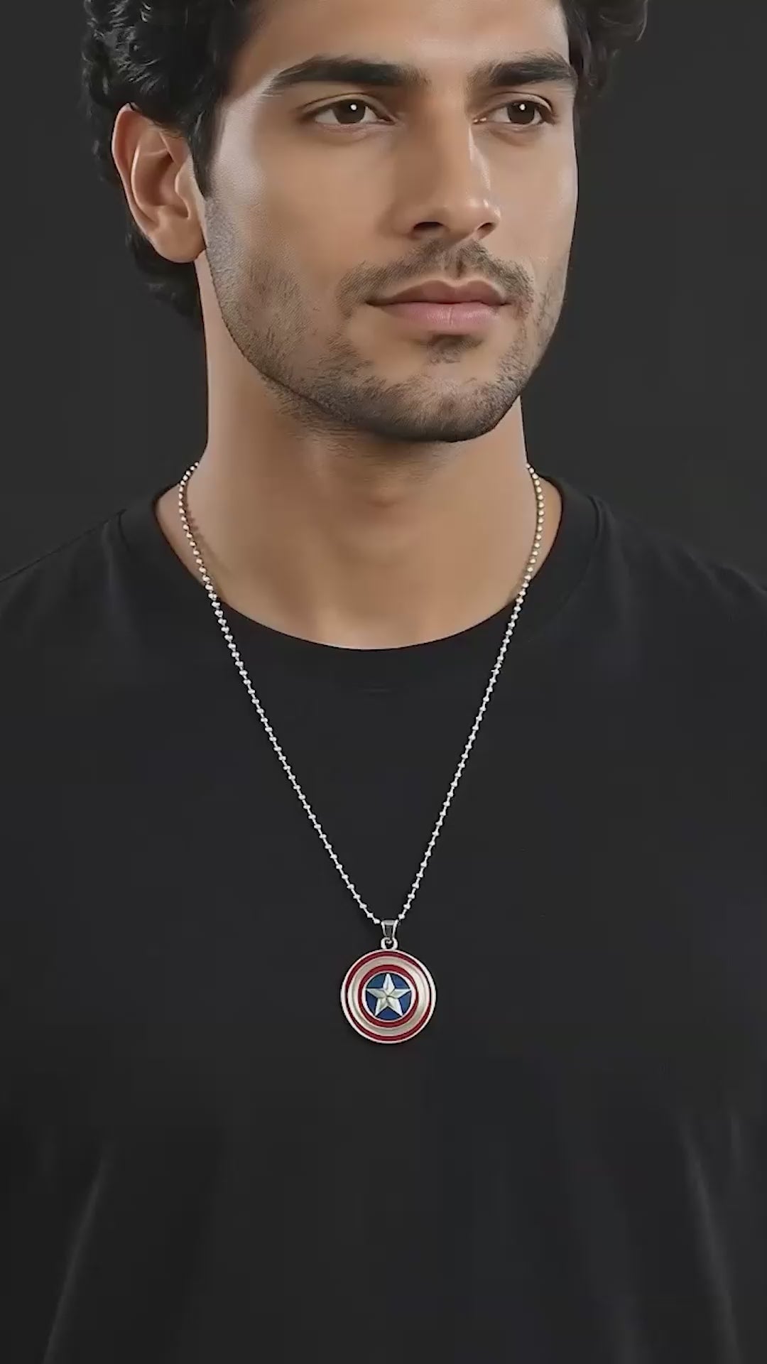 Captain America Pendant Chain